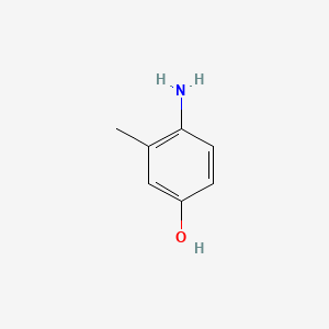 molecular formula C7H9NO B1666317 4-Amino-3-methylphenol CAS No. 2835-99-6