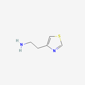 molecular formula C5H10Cl2N2S B1666323 2-(1,3-噻唑-4-基)乙胺 CAS No. 7728-74-7