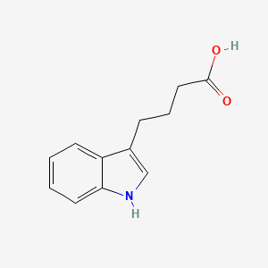 molecular formula C12H13NO2 B1666334 Indole-3-butyric acid CAS No. 133-32-4