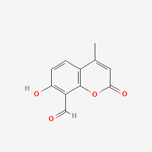 molecular formula C11H8O4 B1666339 4μ8C CAS No. 14003-96-4
