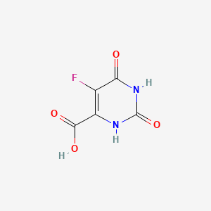molecular formula C5H3FN2O4 B1666343 Fluoroorotic acid CAS No. 703-95-7