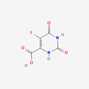 molecular formula C5H3FN2O4 B1666343 5-Fluoroorotic acid CAS No. 703-95-7