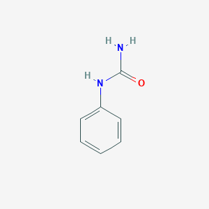 molecular formula C7H8N2O B166635 Phenylurea CAS No. 64-10-8