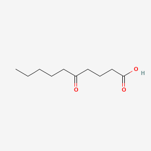 molecular formula C10H18O3 B1666350 5-氧代癸酸 CAS No. 624-01-1