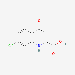 molecular formula C10H6ClNO3 B1666356 7-氯基喹啉酸 CAS No. 18000-24-3