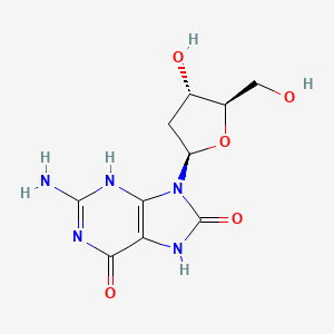 molecular formula C10H13N5O5 B1666359 8-Hydroxy-2'-deoxyguanosine CAS No. 88847-89-6