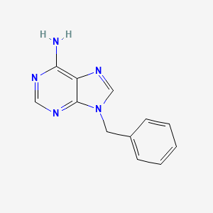 molecular formula C12H11N5 B1666361 9-Benzyladenine CAS No. 4261-14-7