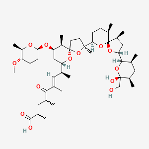 molecular formula C47H78O13 B1666378 Lenoremycin CAS No. 51257-84-2