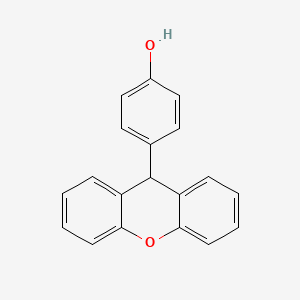 molecular formula C19H14O2 B1666383 4-(9H-xanthen-9-yl)phenol CAS No. 77273-75-7