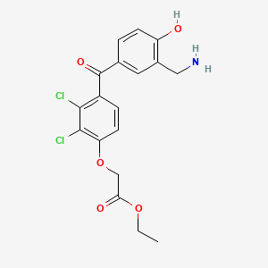 molecular formula C18H17Cl2NO5 B1666391 A-49816 CAS No. 78235-72-0