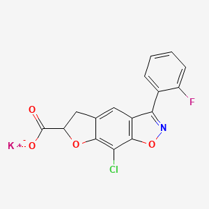 molecular formula C16H10ClFKNO5 B1666397 A-53385 potassium CAS No. 90247-09-9