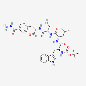 t-Butyloxycarbonyl-tryptophyl-leucyl-aspartyl-phenylalanine-hydrazide