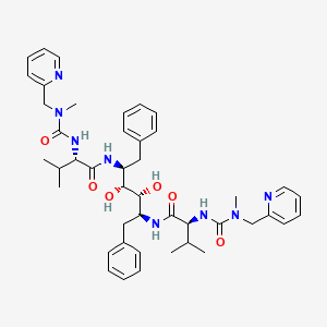 molecular formula C44H58N8O6 B1666409 A76889 CAS No. 134805-77-9