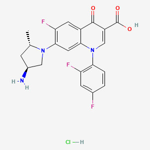 molecular formula C21H19ClF3N3O3 B1666411 A 80556 CAS No. 114676-82-3
