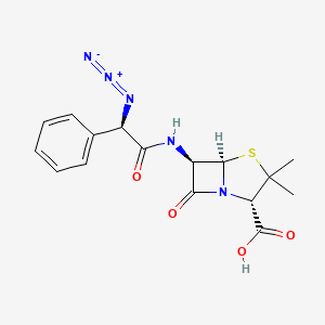 molecular formula C16H17N5O4S B1666416 Azidocillin CAS No. 17243-38-8
