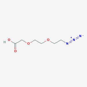 molecular formula C6H11N3O4 B1666424 Azido-PEG2-CH2CO2H CAS No. 882518-90-3