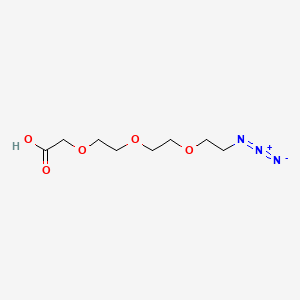 molecular formula C8H15N3O5 B1666429 11-Azido-3,6,9-trioxaundecanoic Acid CAS No. 172531-37-2