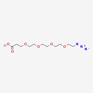 molecular formula C11H21N3O6 B1666431 Azido-PEG4-C2-acid CAS No. 1257063-35-6
