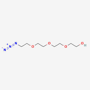molecular formula C8H17N3O4 B1666432 2-[2-[2-(2-Azidoethoxy)ethoxy]ethoxy]ethanol CAS No. 86770-67-4