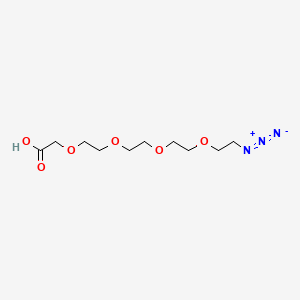 molecular formula C10H19N3O6 B1666433 Azido-PEG4-CH2CO2H CAS No. 201467-81-4