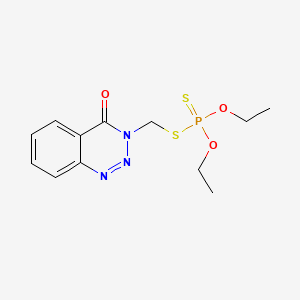 molecular formula C12H16N3O3PS2 B1666443 Azinphos-ethyl CAS No. 2642-71-9