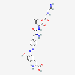 molecular formula C28H35N7O7 B1666450 Azoenkephalin CAS No. 76995-89-6