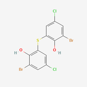 molecular formula C12H6Br2Cl2O2S B1666457 Phenol, 2,2'-thiobis(6-bromo-4-chloro- CAS No. 3161-15-7
