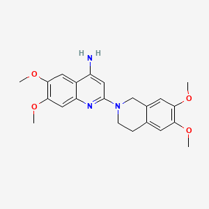 molecular formula C22H25N3O4 B1666461 Abanoquil CAS No. 90402-40-7