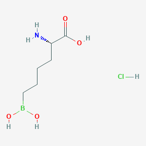 molecular formula C6H15BClNO4 B1666466 Abh hydrochloride CAS No. 194656-75-2