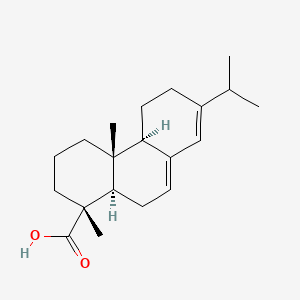 molecular formula C20H30O2 B1666468 松香酸 CAS No. 514-10-3