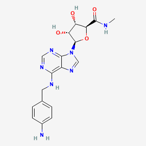molecular formula C18H21N7O4 B1666474 AB-MECA CAS No. 152918-26-8