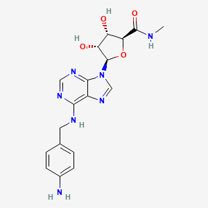 molecular formula C19H23N7O5 B1666474 AB-Meca CAS No. 152918-26-8