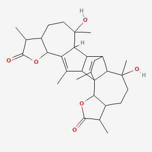 molecular formula C30H40O6 B1666480 Absinthin CAS No. 1362-42-1