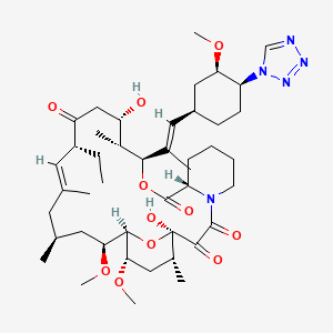 molecular formula C44H69N5O11 B1666483 Ascrolimus CAS No. 148147-65-3