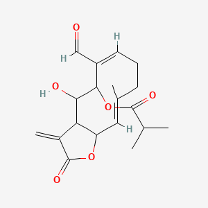 molecular formula C19H24O6 B1666486 Acantholide CAS No. 72548-16-4
