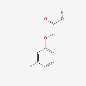 molecular formula C9H10O3 B1666492 3-甲基苯氧乙酸 CAS No. 1643-15-8