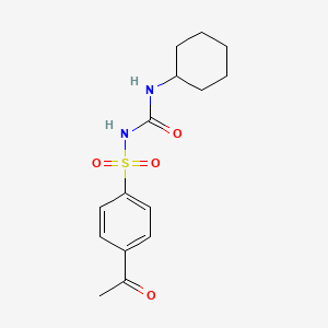 molecular formula C15H20N2O4S B1666498 醋己酰胺 CAS No. 968-81-0