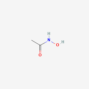 molecular formula C2H5NO2 B1666499 Acetohydroxamic acid CAS No. 546-88-3