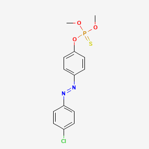 molecular formula C14H14ClN2O3PS B1666505 Alamos CAS No. 5834-96-8