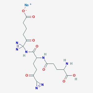 molecular formula C17H22N7NaO8 B1666507 阿唑托霉素单钠 CAS No. 22204-48-4