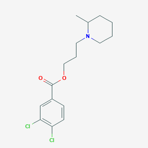 molecular formula C16H21Cl2NO2 B166651 Piperalin CAS No. 3478-94-2