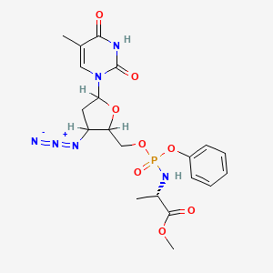molecular formula C20H25N6O8P B1666515 Azt-pmap CAS No. 142629-81-0