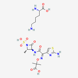 molecular formula C19H31N7O10S2 B1666518 Aztreonam Lysine CAS No. 827611-49-4
