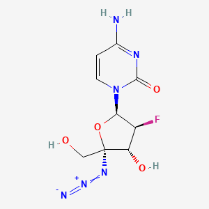 molecular formula C9H11FN6O4 B1666521 Azvudine CAS No. 1011529-10-4