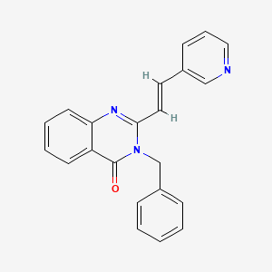 molecular formula C22H17N3O B1666522 RAD51 Inhibitor B02 CAS No. 1290541-46-6