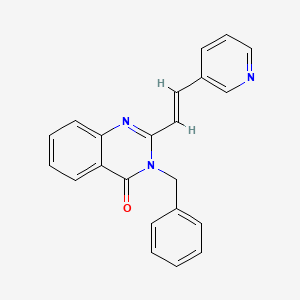 molecular formula C22H17N3O B1666522 RAD51 inhibitor B02 CAS No. 1290541-46-6