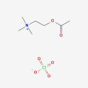 molecular formula C7H16ClNO6 B1666527 Acetylcholine perchlorate CAS No. 927-86-6