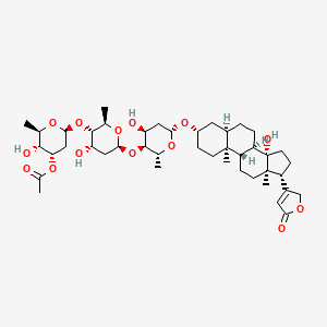 molecular formula C43H66O14 B1666529 Acetyldigitoxin CAS No. 1111-39-3