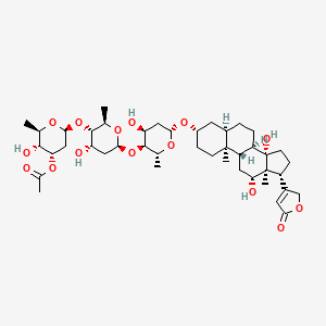 molecular formula C43H66O15 B1666530 alpha-Acetyldigoxin CAS No. 5511-98-8