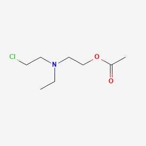 molecular formula C8H16ClNO2 B1666531 Acetylethylcholine mustard CAS No. 98812-27-2